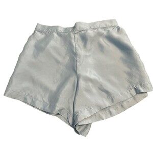 Athleta Calm Cool Shorts BLUE Silky Lightweight. 5” Inseam SZ Medium